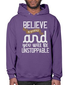believe in yourself and you will be unstoppable 55# - cooking- Hoodie