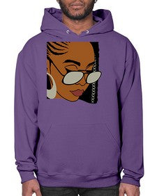black afro 39# - black girls or women- Hoodie