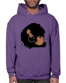 black women - queen 54# - black girls or women- Hoodie