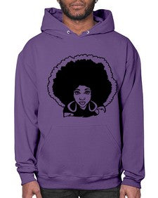 black women - queen 60# - black girls or women- Hoodie