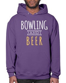 bowling and beer 681# - beer- Hoodie