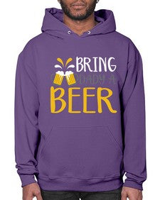 bring a dady beer 63# - beer- Hoodie