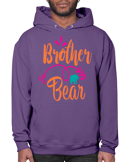 brother bear 71# - bears - animals- Hoodie