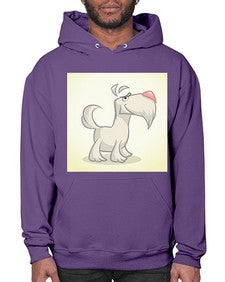 cartoon dog 2# - cartoon animals- Hoodie
