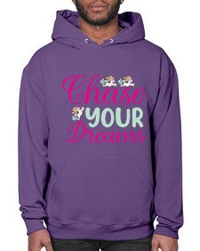 chase your dreams 79# - unicorn- Hoodie