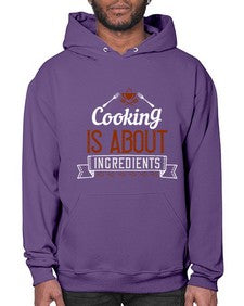 cooking is about ingredients 130# - cooking- Hoodie