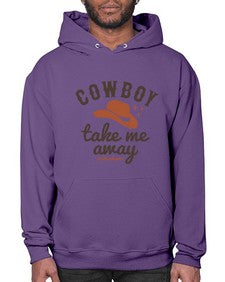 cowboy take me away 347# - western- Hoodie