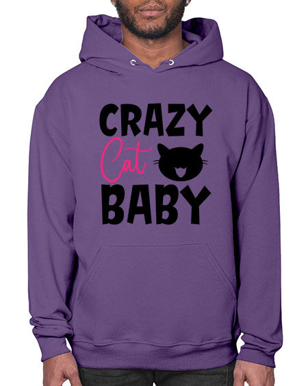 crazy cat baby Style 66# - baby- Hoodie