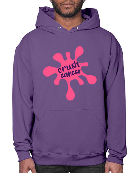 crush cancer Style 18# - breast cancer- Hoodie