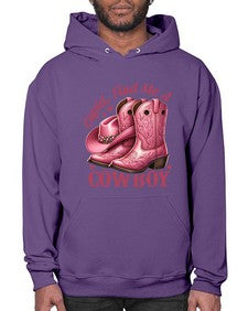 cupid find me a cowboy western 359# - western- Hoodie