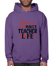 difference maker teacher life Style 120# - teacher- Hoodie