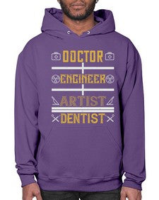 doctor engineer artist dentist Style 122# - dentist- Hoodie