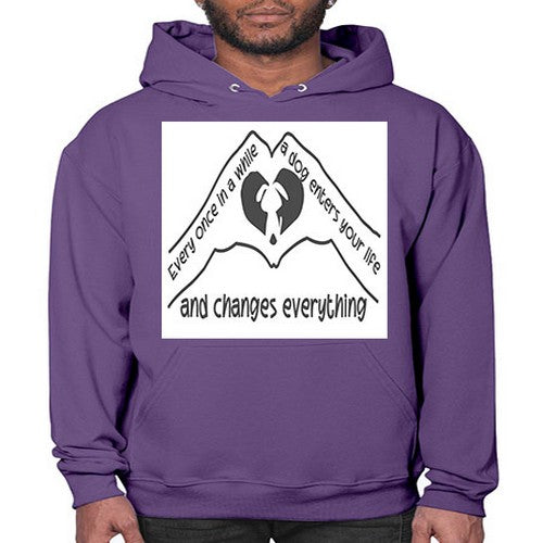 dog changes everything 75# - dogs- Hoodie