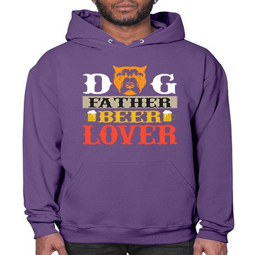 dog father beer lover 76# - dogs- Hoodie
