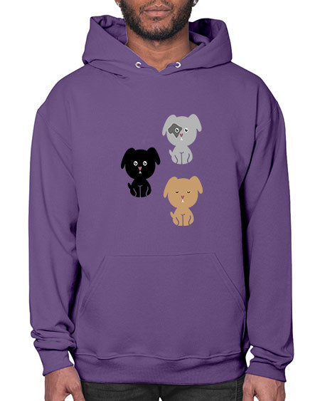 dogs 93# - bears - animals- Hoodie