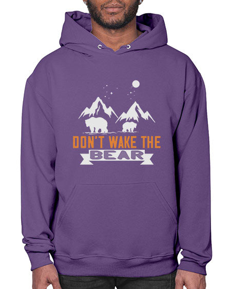 don’t wake the bear 103# - bears - animals- Hoodie
