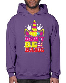 dont be basic 94# - unicorn- Hoodie
