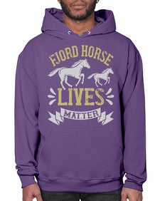 fjord horse lives matter Style 54# - horse- Hoodie