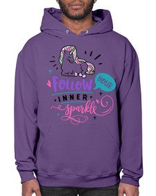 follow your inner sparkle 141# - unicorn- Hoodie
