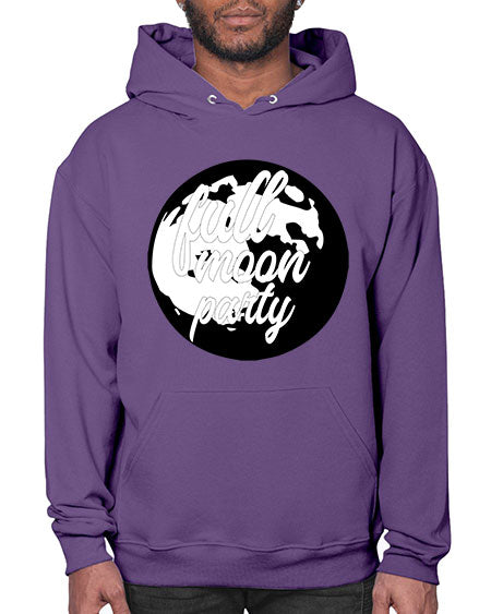 full moon party 7# - moon- Hoodie