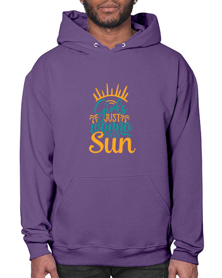 girls just wanna have sun Style 102# - summer- Hoodie