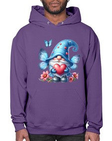 gnome with butterfly 01# - gnome- Hoodie