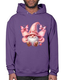 gnome with butterfly 02# - gnome- Hoodie