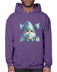 gnome with butterfly 10# - gnome- Hoodie