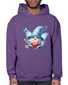 gnome with butterfly 28# - gnome- Hoodie