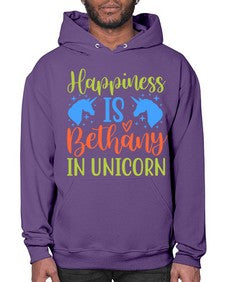 happiness is bethany in unicorn 165# - unicorn- Hoodie