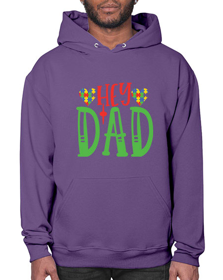 hey dad Style 14# - autism- Hoodie