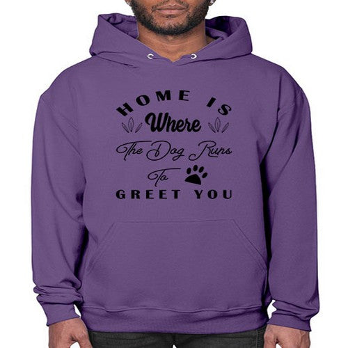 home is where the dog 153# - dogs- Hoodie