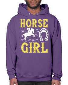 horse girl Style 51# - horse- Hoodie