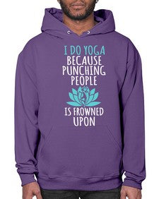 i do yoga  275# - yoga- Hoodie