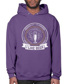 i like beer 1121# - beer- Hoodie