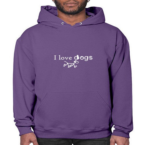 i love dog 33# - dogs- Hoodie