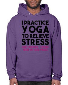 i practice yoga 297# - yoga- Hoodie