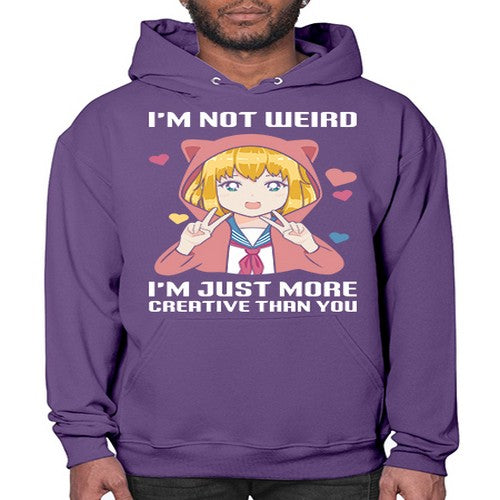 im not wierd im just more creative than you248# - anime- Hoodie
