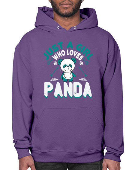 just a girl who loves panda 161# - bears - animals- Hoodie