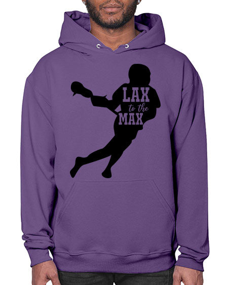 lax to the max 2# - lacrosse- Hoodie