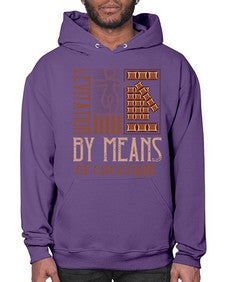levitation by means of chocolate 307# - chocolate- Hoodie