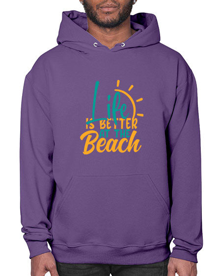 life is better at the beach Style 92# - summer- Hoodie