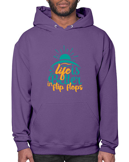 life is better in flip flops Style 89# - summer- Hoodie