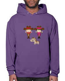 little cowboys 736# - western- Hoodie