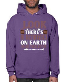 look theres no metaphysics on earth like chocolates 513# - chocolate- Hoodie
