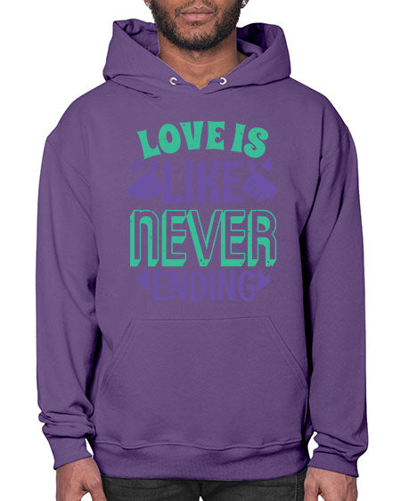 love is like never ending 32# - pi- Hoodie