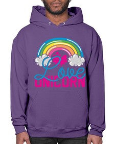 love unicorn 273# - unicorn- Hoodie