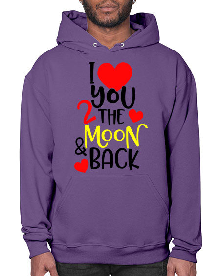 lovemoonback 3# - moon- Hoodie