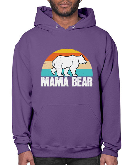 mama bear 177# - bears - animals- Hoodie