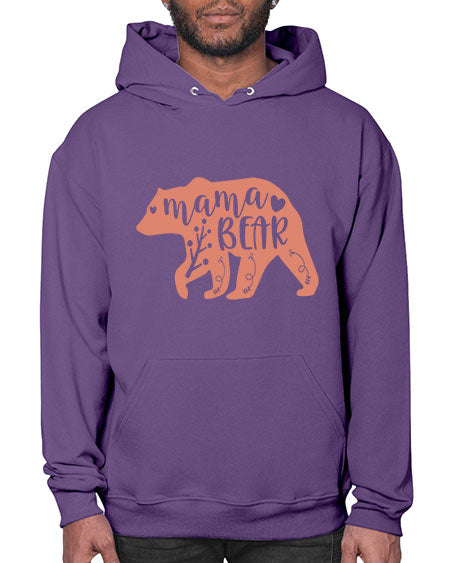 mama bear 179# - bears - animals- Hoodie